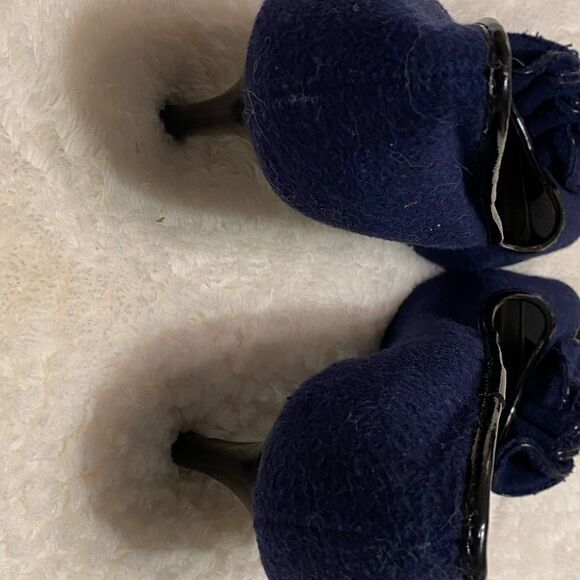 Show Sale🔥Fioni Flannel 3D Flower Open Toe Pumps - Picture 4 of 7